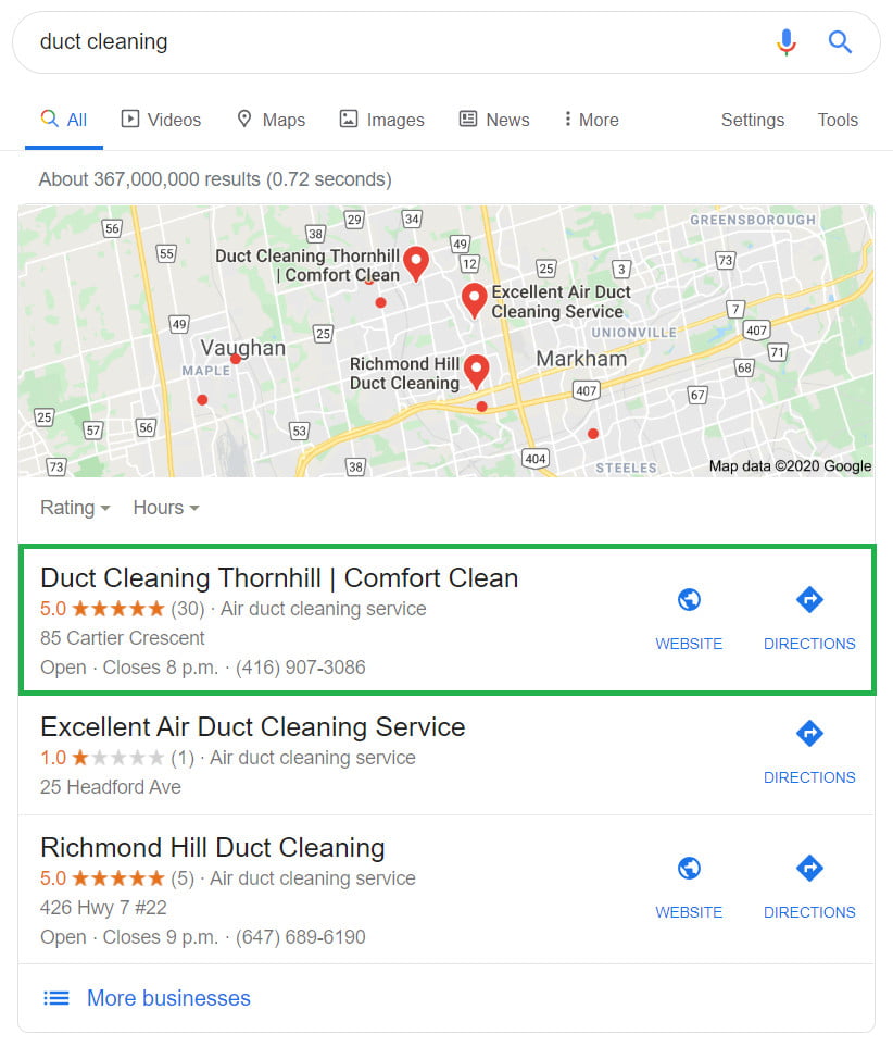 Local Search Success Local Search Success