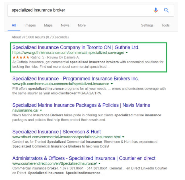 Improved Local Search Presence Improved Local Search Presence