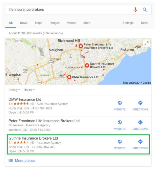 Improved Local Search Presence Improved Local Search Presence