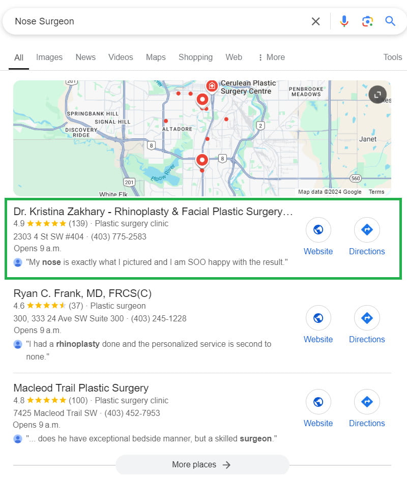 Results Results